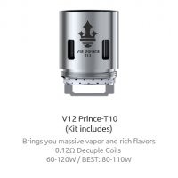 Изпарителна глава Smok Prince V12-T10 Decuple Core 0.12ohm, снимка 2 - Аксесоари за електронни цигари - 21946910