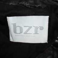 ЕСТЕСТВЕНА КОЖА на BZR / LEATHER - черно дамско яке/диагонално закопчаване/, снимка 8 - Якета - 11687615