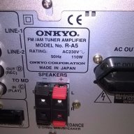onkyo r-a5 stereo receiver-made in japan-внос швеицария, снимка 12 - Ресийвъри, усилватели, смесителни пултове - 18267288