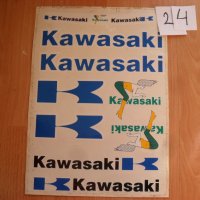 Лепенки стикери за мотоциклет скутер Кавазаки, снимка 1 - Аксесоари и консумативи - 12827712