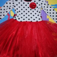 уникално красива коледна рокличка с тюл, снимка 1 - Детски рокли и поли - 16508443