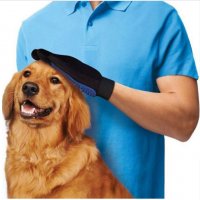Ръкавица ръкавици за събиране на косми масаж на домашни любимци котки кучета, снимка 8 - За кучета - 21747822