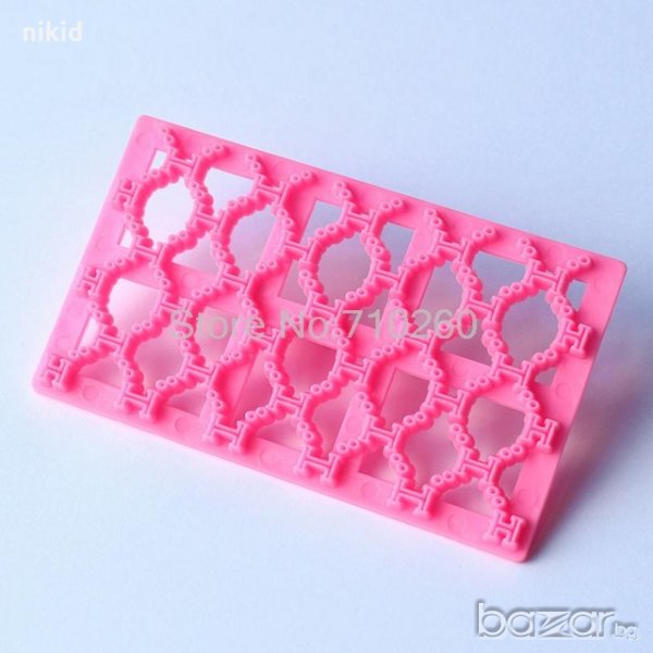 H hermes лого форми резец мрежа ограда решетка за украса и декор на торти фондан борд, снимка 1