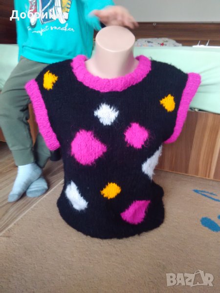 плетен пуловер, снимка 1