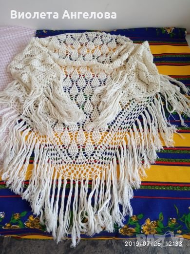 Плетен шал, снимка 1