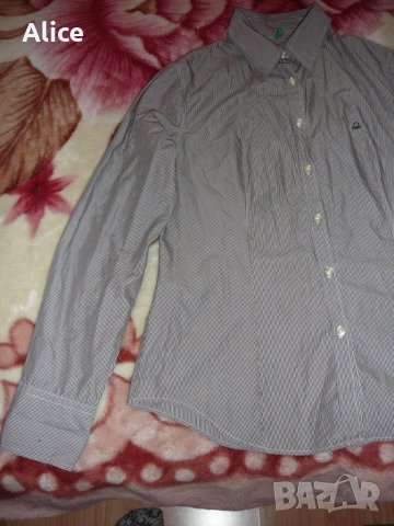 Дамска риза на Benetton, размер L, снимка 5 - Ризи - 24962228