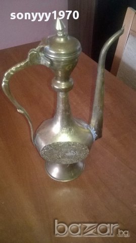 Ретро кана ориенталска масивна-31/18/7см-внос швеицария, снимка 4 - Антикварни и старинни предмети - 16554908