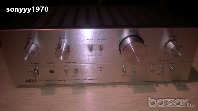 Akai-stereo amplifier-made in japan-внос швеицария, снимка 9 - Ресийвъри, усилватели, смесителни пултове - 12629685