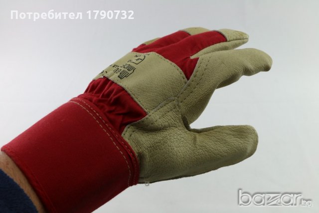 работни ръкавици Guyard Midera, оригинални, нови, френски, телешка кожа. Внос от Белгия. , снимка 5 - Други инструменти - 20396407