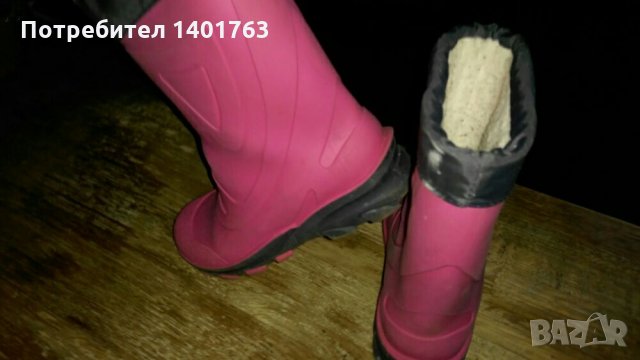 Гумени ботуши с дебела вата, снимка 2 - Детски боти и ботуши - 22957927