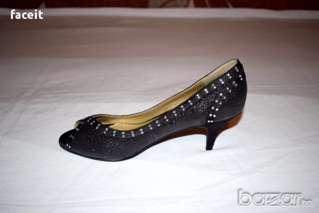 TESORI - 100% Оригинални луксозни италиански дамски обувки / ТЕСОРИ / Ток / Блестящи , снимка 6 - Дамски ежедневни обувки - 17433561