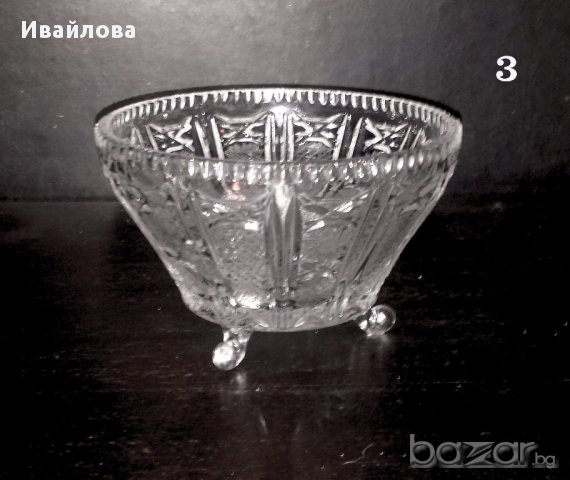 Кристални купи - различни размери и форми, снимка 4 - Други стоки за дома - 14881612