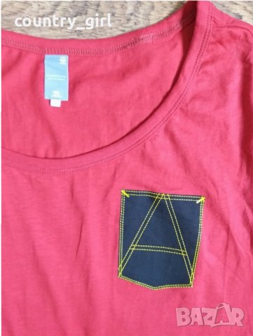 g-star a crotch dbl r t wmn cap sl - страхотна дамска тениска, снимка 4 - Тениски - 25352954