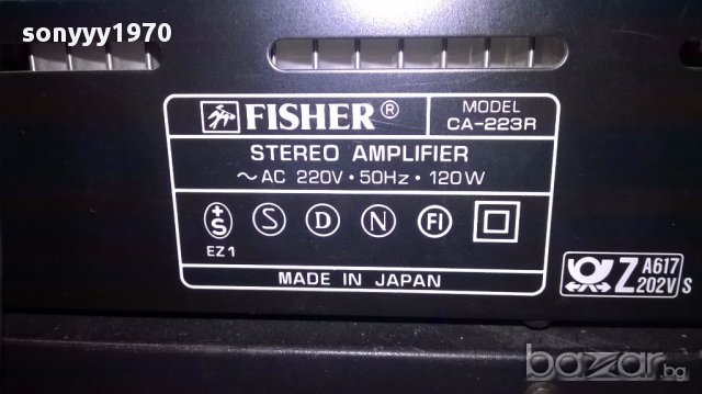 Fisher deck+tuner+amplifier-made in japan-внос швеицария, снимка 9 - Ресийвъри, усилватели, смесителни пултове - 13904461