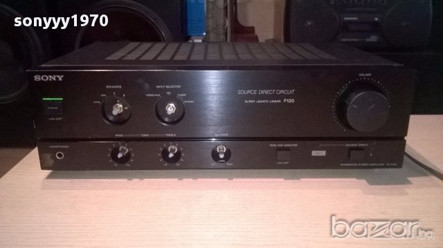 sony ta-f120a-amplifier-made in japan-внос швеицария, снимка 7 - Ресийвъри, усилватели, смесителни пултове - 14592358