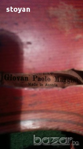 Антична цигулка Giovan Paolo Maggini , снимка 2 - Струнни инструменти - 12380442