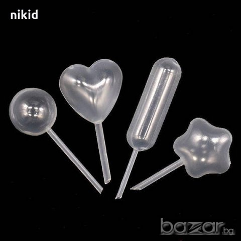 10 бр Мини пипета пипети за сироп сок декор украса на сладки сос мъфини кексчета, снимка 6 - Други - 20886771