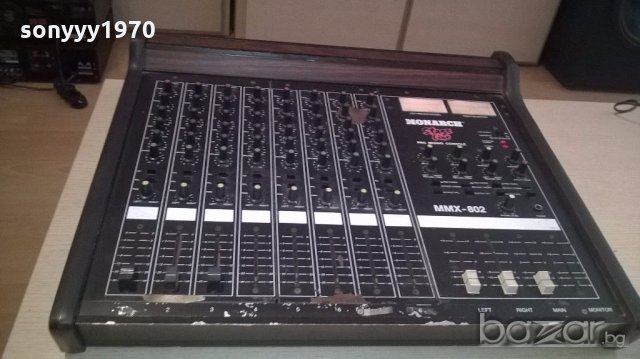 monarch stage line pro mixing console-mmx-802-внос швеицария, снимка 4 - Ресийвъри, усилватели, смесителни пултове - 18915373