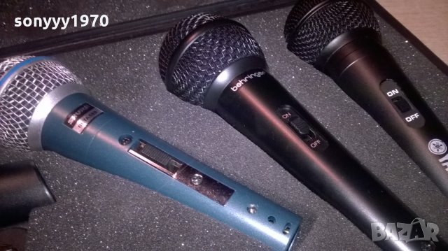 shure & behringer & yamaha-microphone-внос швеицария, снимка 13 - Микрофони - 23840932