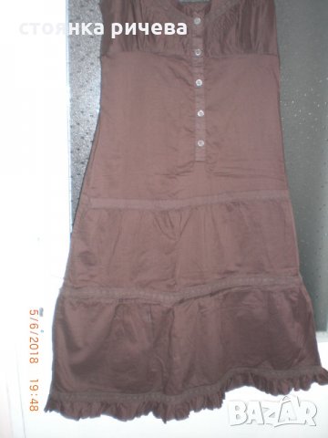 продавам дамска рокличка гарнирана с дантела, снимка 3 - Рокли - 21791409