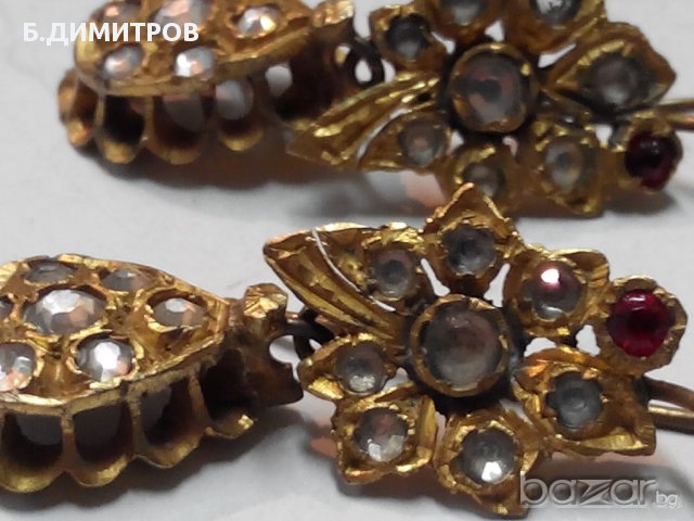 Старинни дамски обици, снимка 17 - Обеци - 12389214