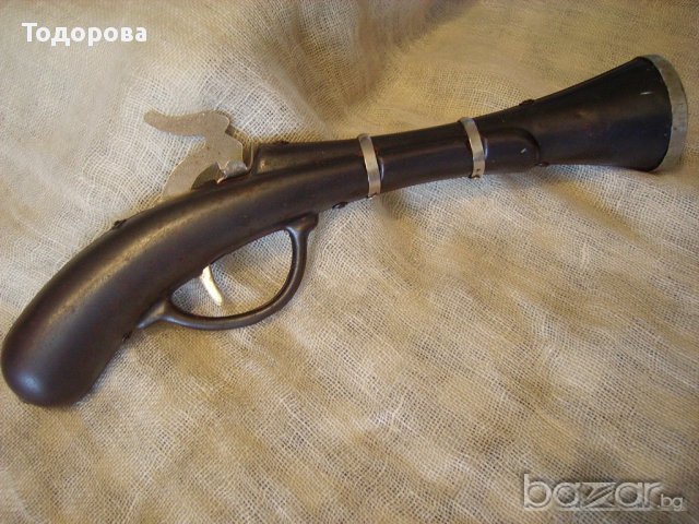 Пищов тромблон-старинна играчка, снимка 4 - Колекции - 15839418