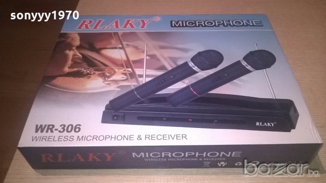 нов комплект безжични микрофони, снимка 3 - Микрофони - 19662589