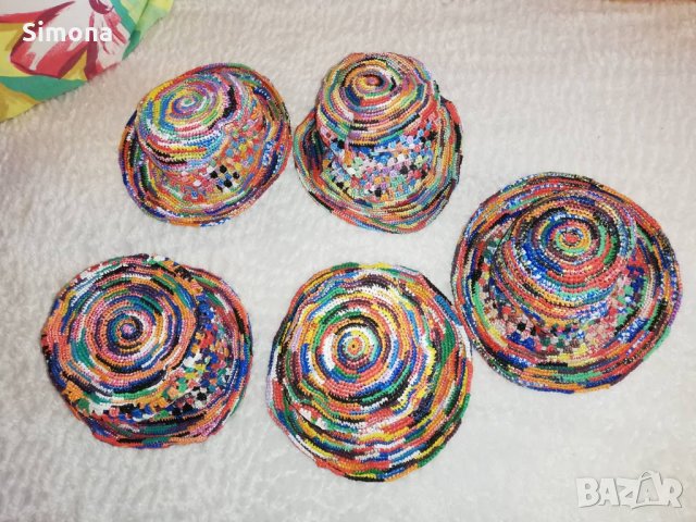 Ръчно плетени артикули от найлонови торбички, снимка 6 - Други - 24869364