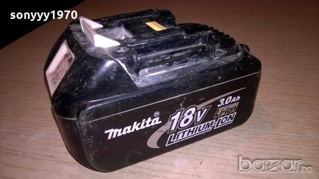 makita li-ion battery pack-18v/3.0ah-внос англия, снимка 3 - Други инструменти - 18778143
