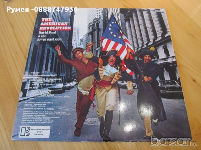  Грамофонна плоча стерео на David Peel & the lower east side, The American Revolution-Metronome 70  , снимка 4 - Грамофонни плочи - 13322697