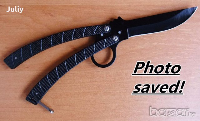 Сгъваем нож Columbia /пеперуда/, снимка 10 - Ножове - 19416953