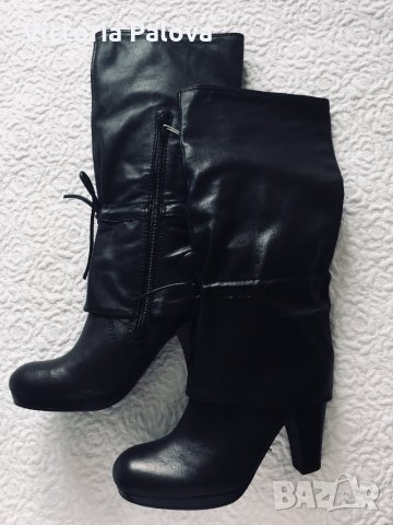 🇮🇹 Италиански нови ботуши APERAZZA малък номер, снимка 4 - Дамски ботуши - 22447317