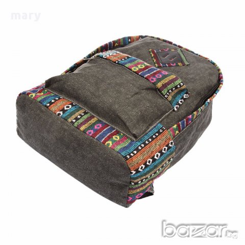 синя винтидж раница, снимка 5 - Раници - 17988433