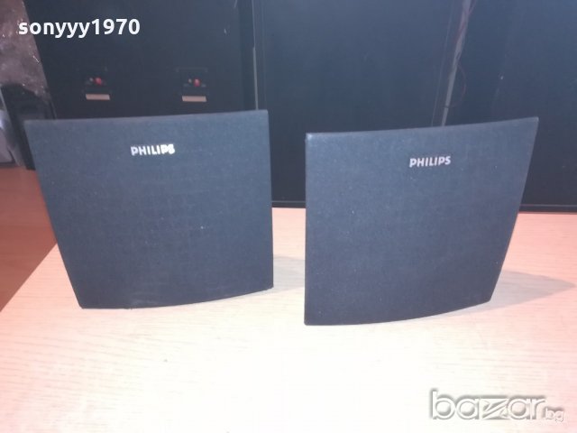 philips-2бр тонколони-внос швеицария-19х19х8см, снимка 2 - Тонколони - 21084226