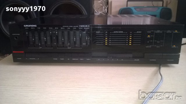 Grundig v8200 mkII amplifier-made in germany-внос швеицария, снимка 4 - Ресийвъри, усилватели, смесителни пултове - 14330222