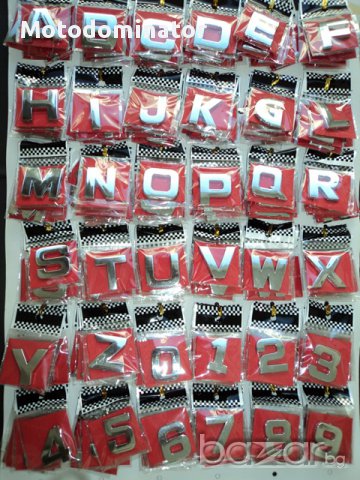 Декоративни букви и числа - тип 1, снимка 1