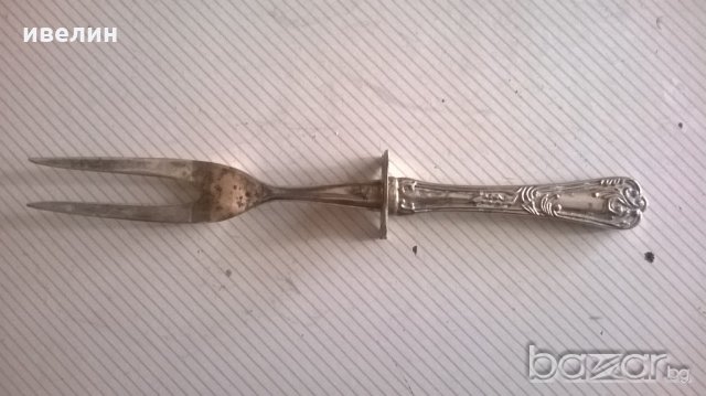 посребрен вилица за сервиране-VERA LUCINO, снимка 1 - Антикварни и старинни предмети - 18643390