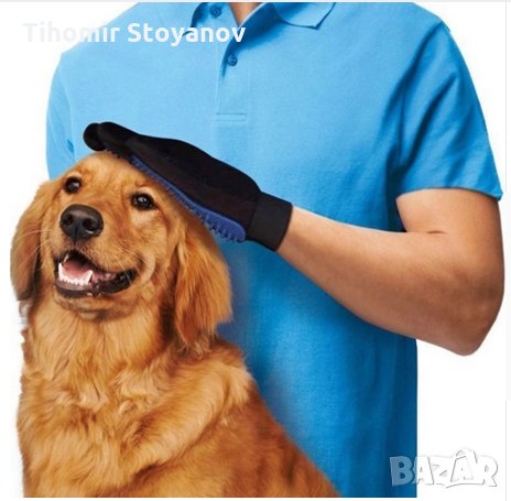 Ръкавица ръкавици за събиране на косми масаж на домашни любимци котки кучета, снимка 8 - За кучета - 21747822