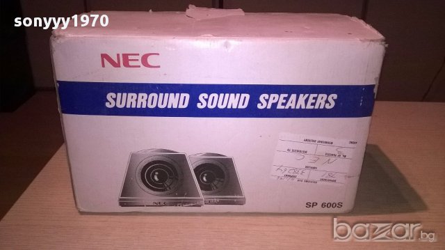 Nec 2бр тонколони за кола или дома-17х16х13см-нови в кутия, снимка 5 - Тонколони - 17550882