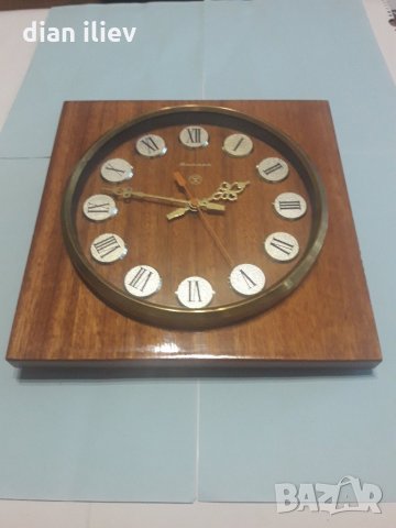 Ретро стенен часовник-Янтар , снимка 5 - Антикварни и старинни предмети - 24301565