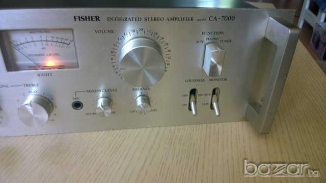 fisher ca-7000-stereo amplifier-made in japan-с чистачки нов внос швеицария, снимка 14 - Ресийвъри, усилватели, смесителни пултове - 7828973