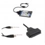 USB 2.0 към SATA 22 Pin адаптер конвертор кабел за 2.5 инча твърд диск, снимка 4