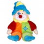 Детска плюшена играчка Клоун с дрънкалка - 2 цвята