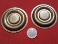 Две царски чинийки с монограм и сребърни вложки, снимка 5