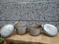 Автентични военни алуминиеви манерки за вода и канчета за храна, снимка 1 - Антикварни и старинни предмети - 23416890