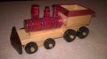 ретро локомотив-дървен-за колекция-14х6х6см, снимка 2