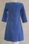 Рокля в син нюанс със 7/8 ръкав марка Margo Collection - S, снимка 4