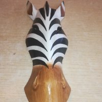 ретро колекция-дървена маска-зебра-31х12х7см-внос швеицария, снимка 5 - Колекции - 20951486