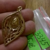 Стара висулка медальон -213 бронз позлата, снимка 3 - Колекции - 23981117