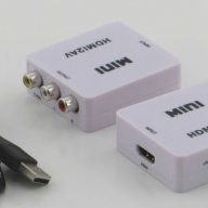 Нов конвертор от HDMI към 3 чинча(RCA) - видео преходи, снимка 1 - Други - 10791241